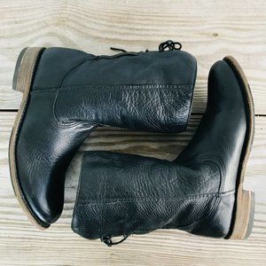 Vintage Shoe Company Boots Womens Sz 10 M Black Leather Made in USA
